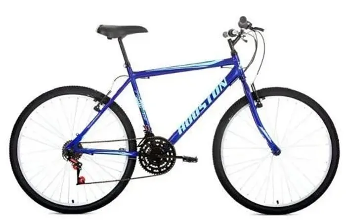 Vendo bicicleta houston foxer hammer aro 26, 21 marchas, zero, desmontada na caixa.