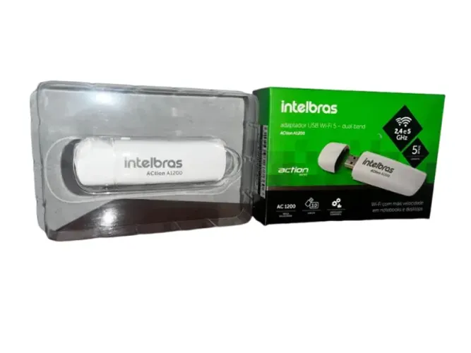 Adaptador Usb 3.0 Wifi Dual Band Action A1200 Intelbras