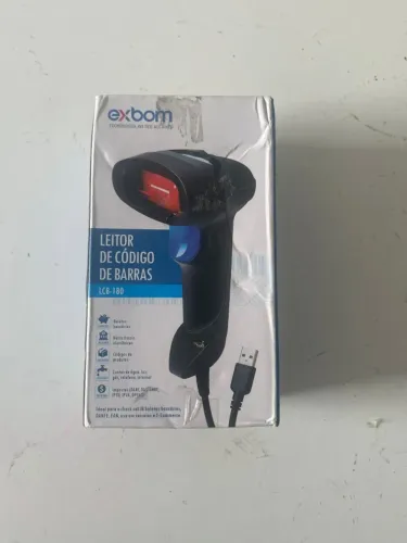 Leitor de código de barras/ Exbom tecnologia ao seu alcance. 