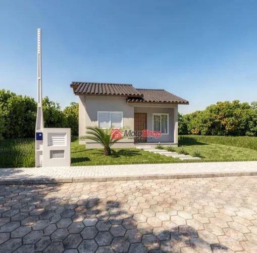 Casa Bairro Policia Rodoviária em fase de Construção