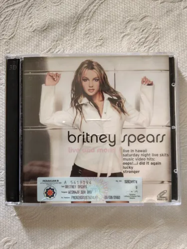 VCD Britney Spears Live and More! Malásia 