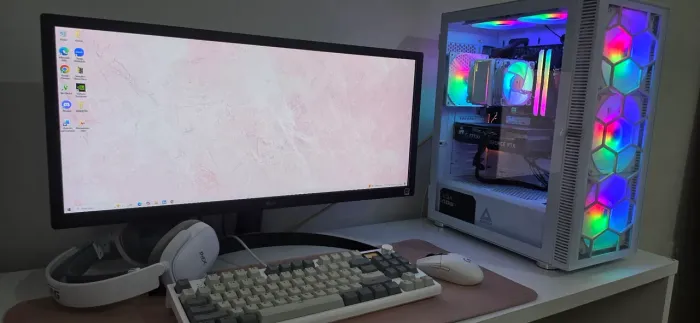 PC Gamer Completo RTX 3050 8GB + Monitor LG 27? + Periféricos