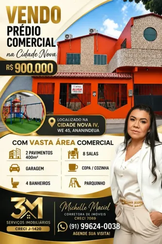 VENDO: Prédio Comercial na Cidade Nova - Ananindeua/PA