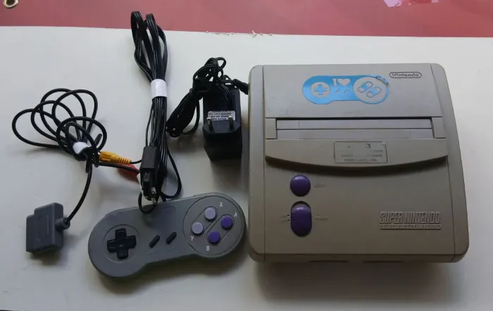 Super Nintendo Baby+ 2 Jogos + 1 Controle + Fonte + A/V