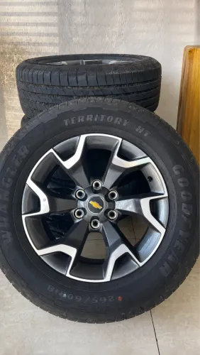 Jogo de rodas originais GM para Chevrolet S10 - aro 18