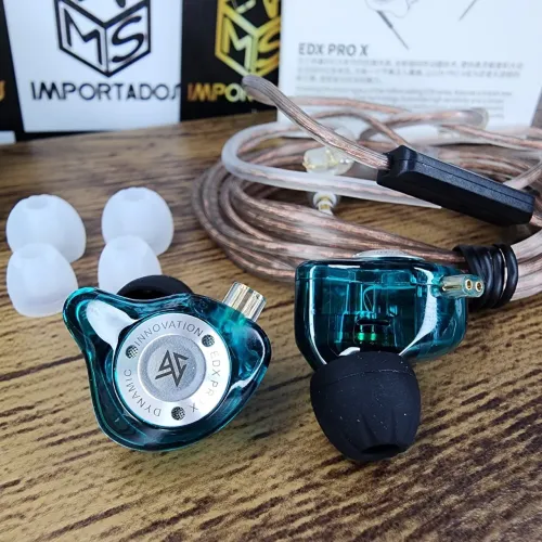 Fone de Ouvido In-ear KZ EDX PRO X - Gamer e Retorno de Palco