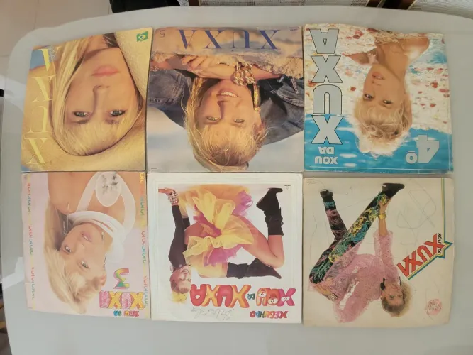 Disco vinil coleção da Xuxa 1 ao 6