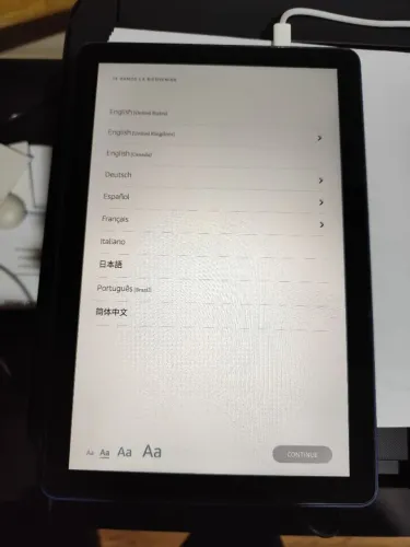 tablet fire HD 10 geração 11 pouco uso