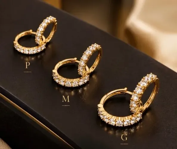 Brincos Lumine em Ouro 18k 750