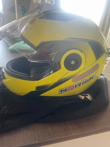 NoRisk capacete FF370 articulado com viseira solar - tamanho M / 58