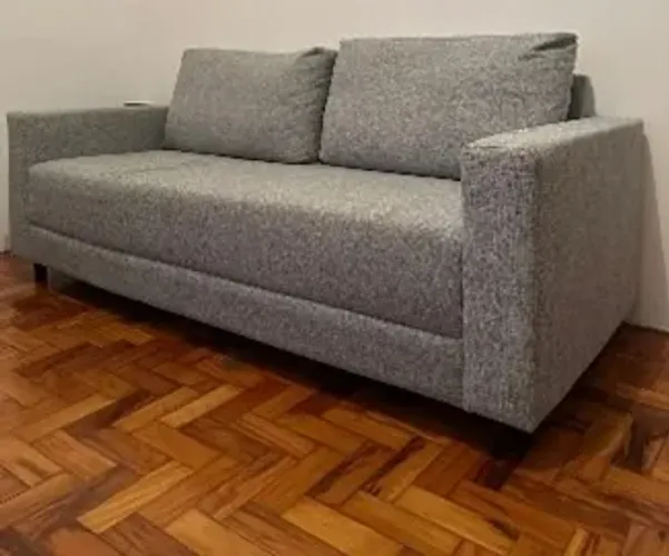 Sofá 3 lugares Muy Tok&Stok Muy - Cinza