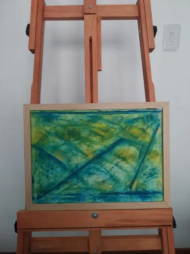 Quadro decorativo pintado à mão. Novo!