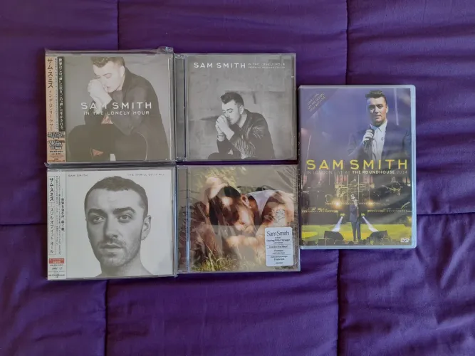 Sam Smith Coleção de CDs e DVD Importados e Nacional.