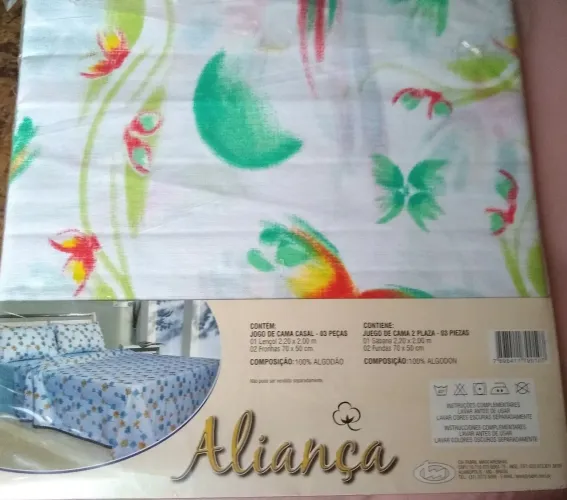 Jogo de cama casal 3 peças