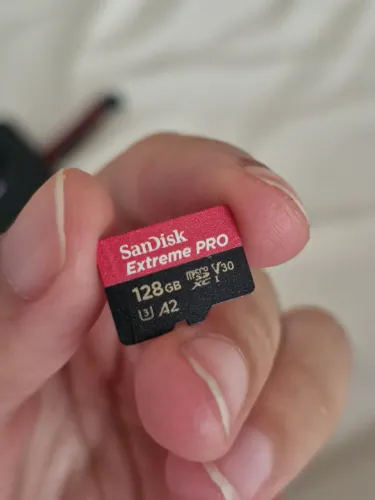 Cartão micro sd 128 GB extreme pro