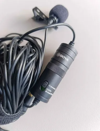 Microfone de lapela Boya 