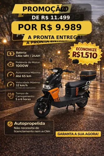 Moto Elétrica Saige Smart Wheel KZ007 Autopropelido