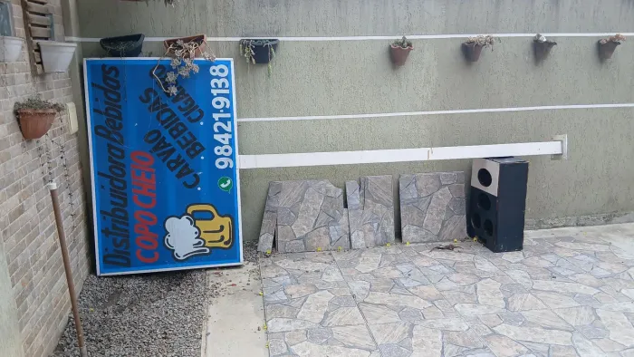 Torrando Placa/ totem -  troco!