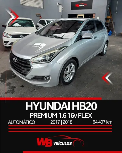 Hyundai HB20 Premium 1.6 Flex 16V Aut. 2018