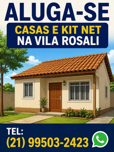 Aluguel de kit Net e casa 