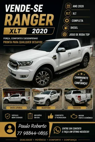 Ford Ranger XLT 3.2 20V 4X4 CD Diesel Aut. 2020