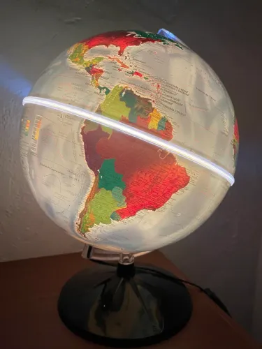 Globo terrestre luminária - Excelente estado