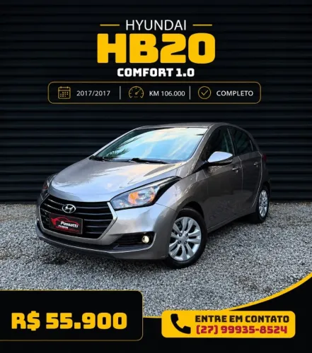 Hyundai HB20 Comf./c.plus/c.style 1.0 Flex 12V 2017