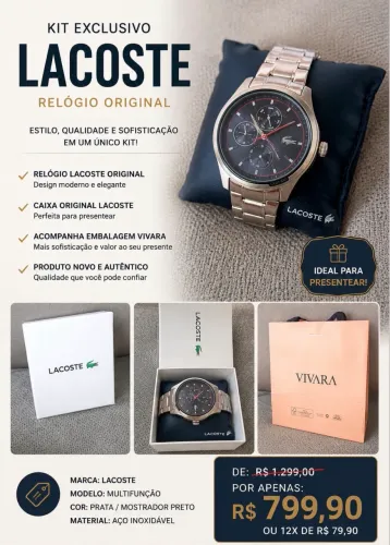 Relógio Lacoste