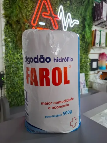 Algodão Hidrófilo 500g - Farol