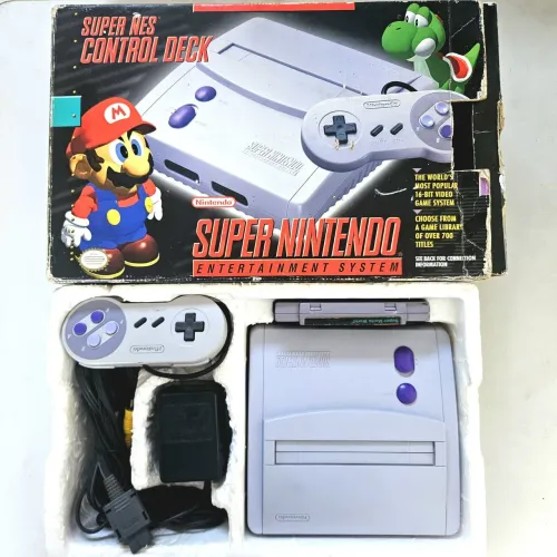 SUPER NINTENDO BABY SNES NA CAIXA