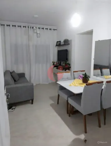 Apartamento para venda no condomínio Vila Das Palmeiras I com 2 quartos e 1 vaga de garage