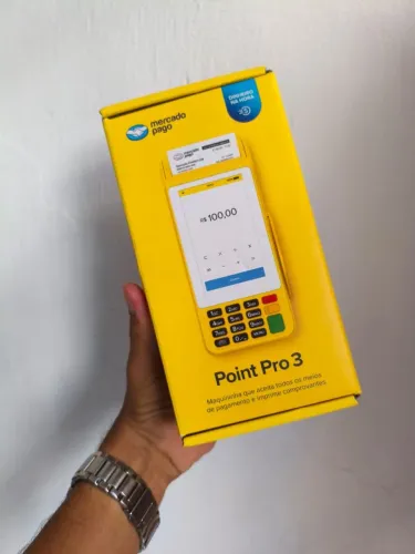 Máquineta Point Pro 3 imprime comprovante 