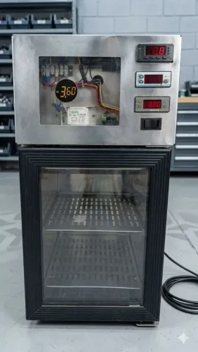 Freezer com controle digital de temperatura - 220V - perfeito estado.