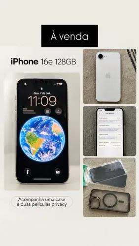 iPhone 16e pra vender logo