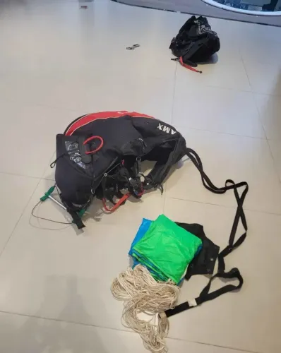 Selete Amx com reserva parapente