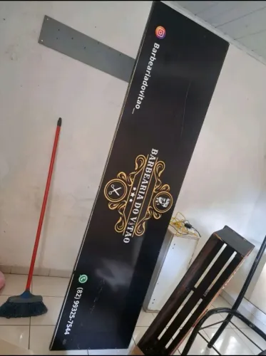 Placa de acrílico reforçado para fachada! 2m por 45cm