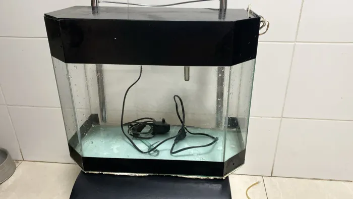 Aquário com bomba