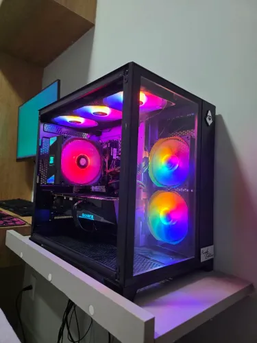 Pc Gamer RX 7600 / Ryzen 5 5600x / Nvme/ Faço Rolo em PS5 + $