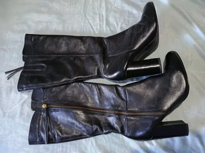 Bota de couro 