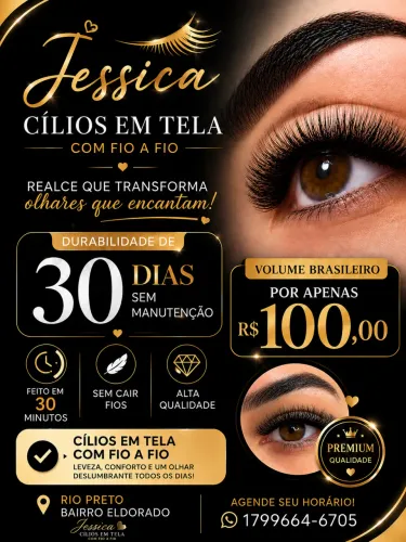 Extensão de cílios