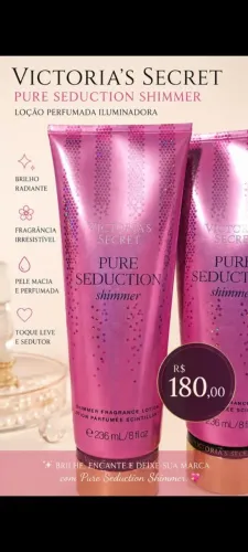 Creme Victoria secret pure seduction com brilho 236ml