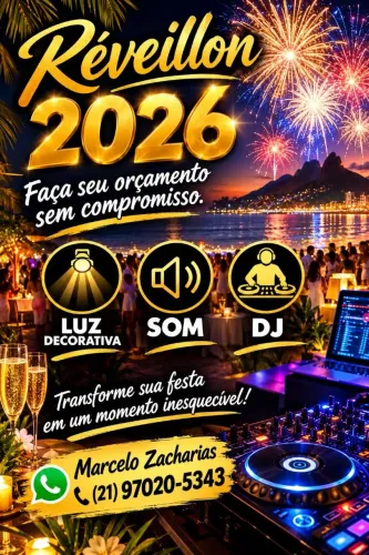 Som, iluminação,efeitos e DJ