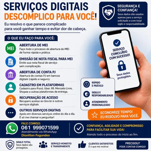 Abertura de MEI e serviços digitais