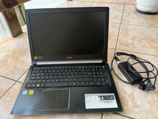 Notebook Acer Aspire A515 i7 7ª Gen | GeForce 940MX | SSD | Com Carregador