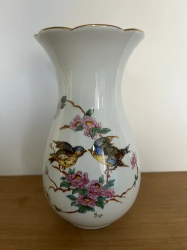 Vaso de porcelana portugues Ray
