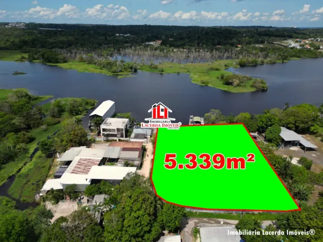 Terreno no Tarumã Açu com 5.339m² as Margens do Rio Tarumã