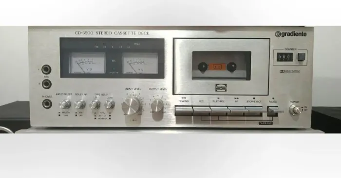 Vendo tape deck gradiente CP3500 LINDO!