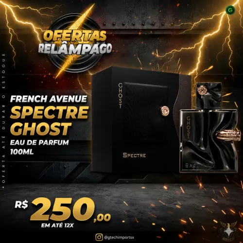 Spectre Ghost perfume French avenue 100ml original lacrado
