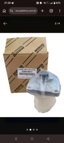Filtro pressurizado Hilux