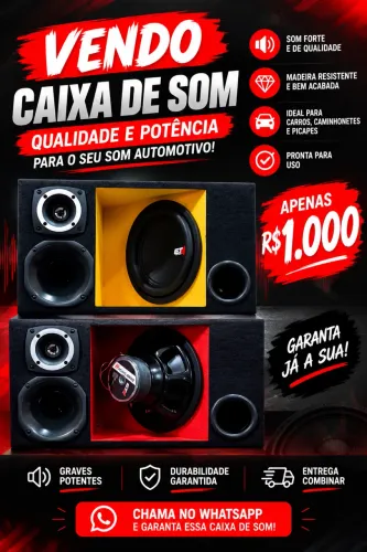 Caixa de som para carro